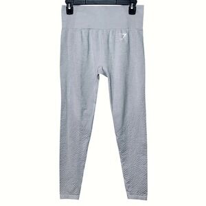 GYMSHARK VITAL‎ SEAMLESS HIGH WAIST ANKLE LEGGINGS WOMENS GRAY 27" WAIST WORKOUT